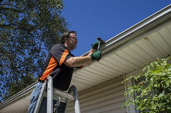 gutter repair recommends having your gutters checked and cleaned at least twice a year